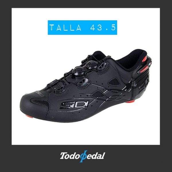 Zapato Ruta Sidi Shot Vent Matte Black Talla 43.5