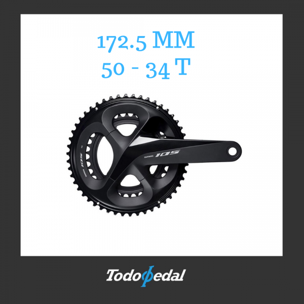 Volante + biela shimano 105 172.5 50-34t 11V