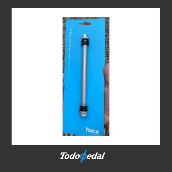 Eje Tacx 12mm x 1,5 con rosca