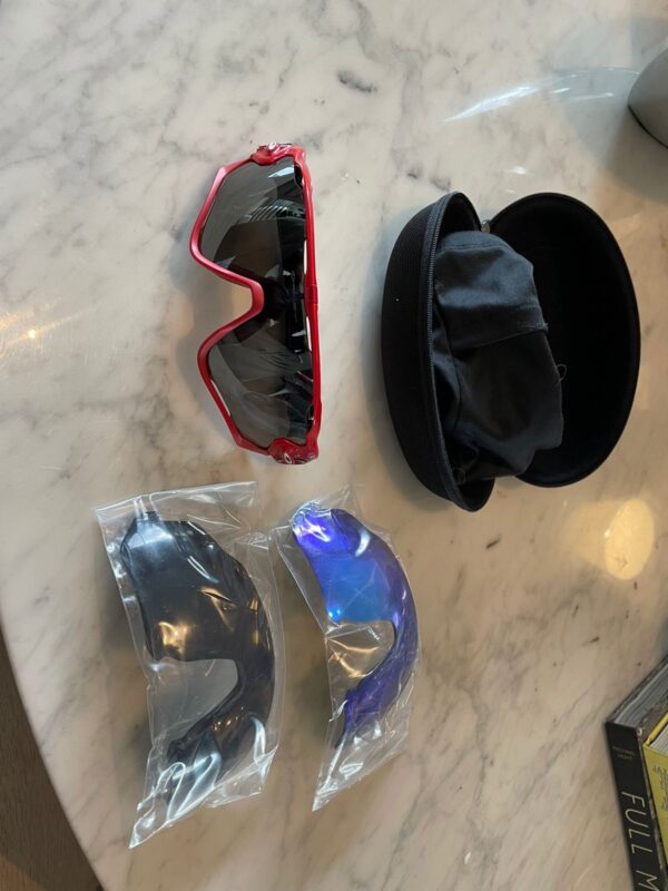 Lentes Oakley Jawbreaker Red Black - Image 2