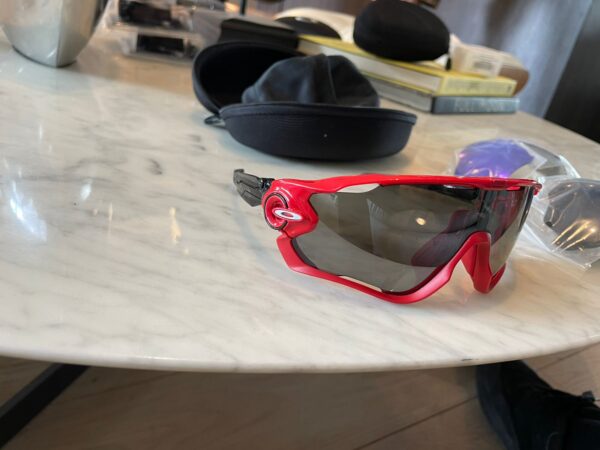 Lentes Oakley Jawbreaker Red Black - Image 3