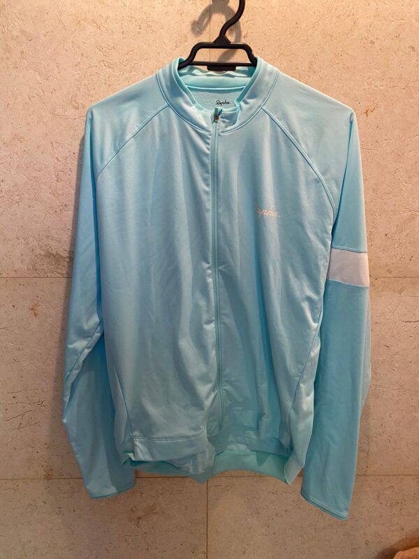 Chaqueta Rapha Long Sleve Core Jersey Celeste Talla XXL - Image 3