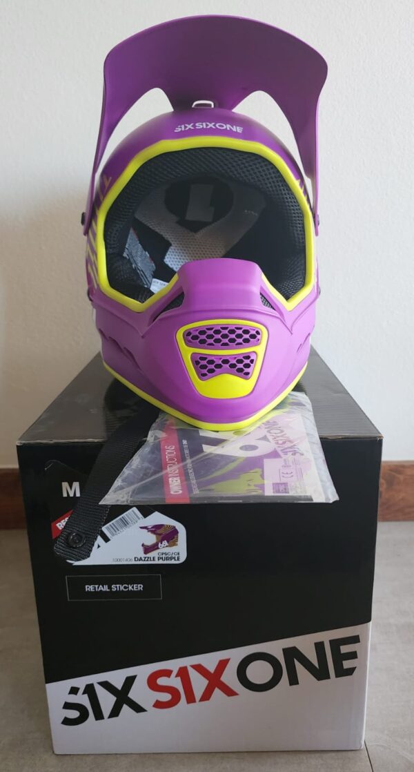 Casco Six Six One Dazzle Purple Talla M - Image 2